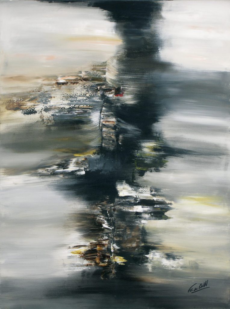 Tornade, 2011. Éric De Belleval. Acrylique sur toile. 91 x 121 cm. © L'Artothèque 