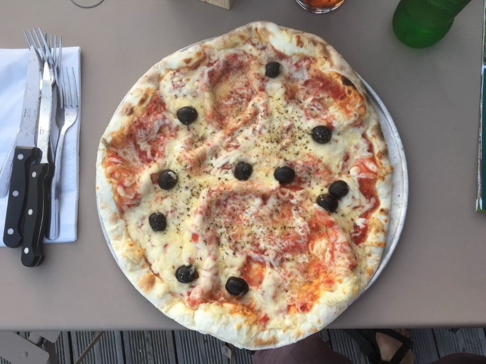 La fameuse pizza! Photo: Marie-Julie Gagnon