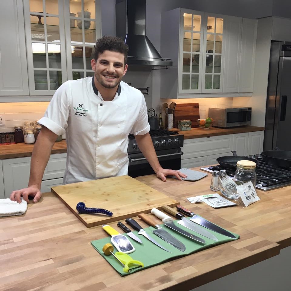 Le chef Christopher Sayegh. Photo: Facebook The Herbal Chef.
