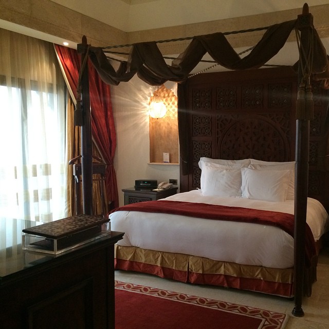 Ma chambre de princesse au Sharq Village & Spa Ritz-Carlton, à Doha. Photo: Marie-Julie Gagnon.