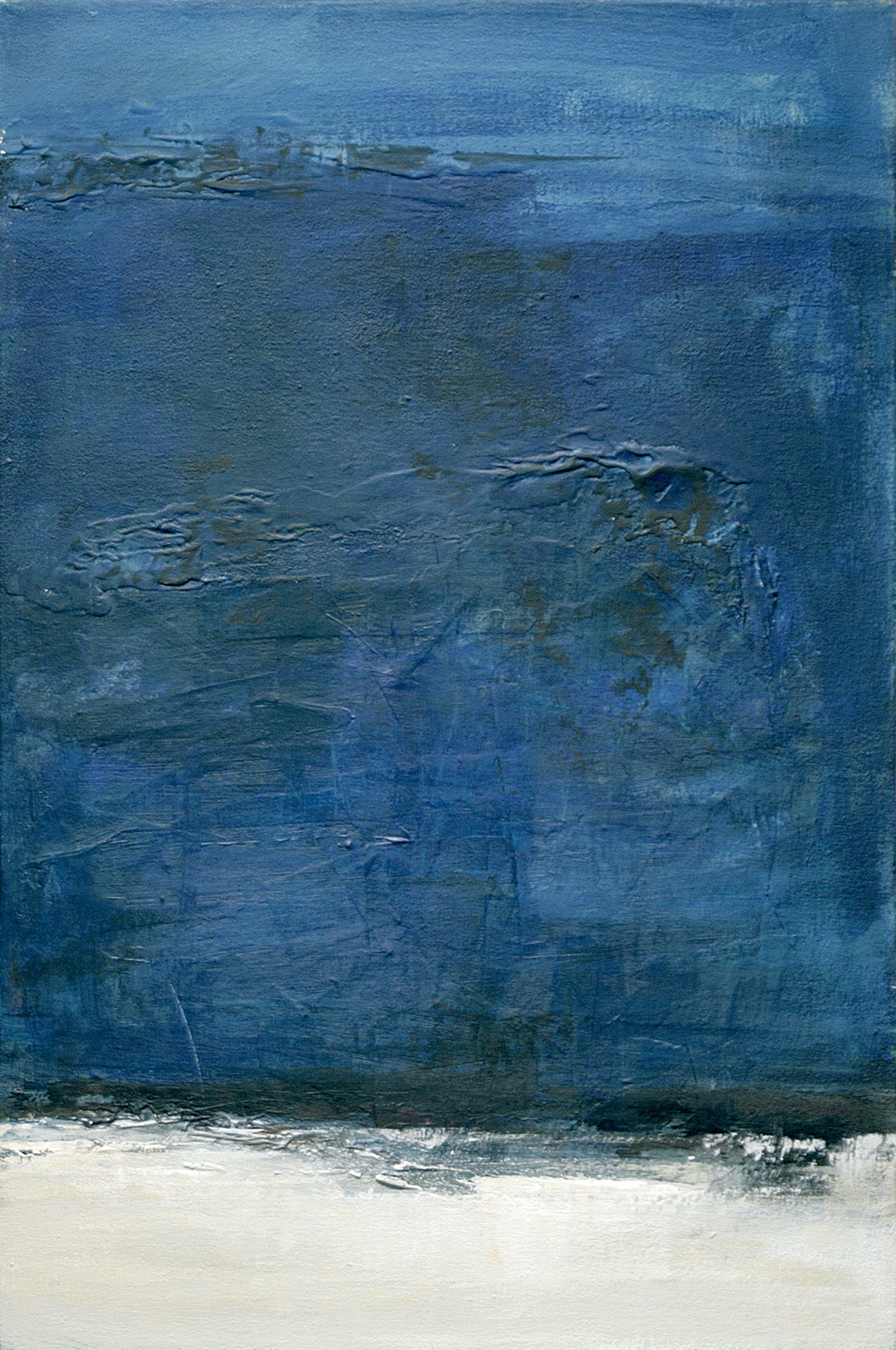 Bleu du ciel, 2005. Éric Laplante. Acrylique sur toile. 91,5 cm x 61 cm. © L'Artothèque