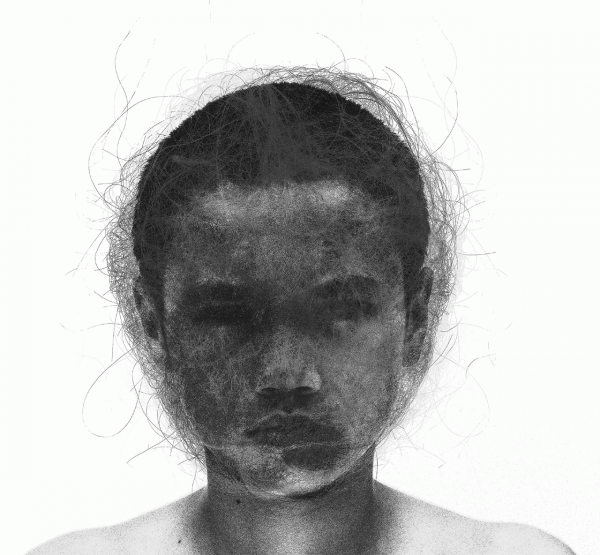 Sleepalker 1, Claudia Bernal. Estampe, impression digitale. 84 x 107 cm. © L'Artothèque 