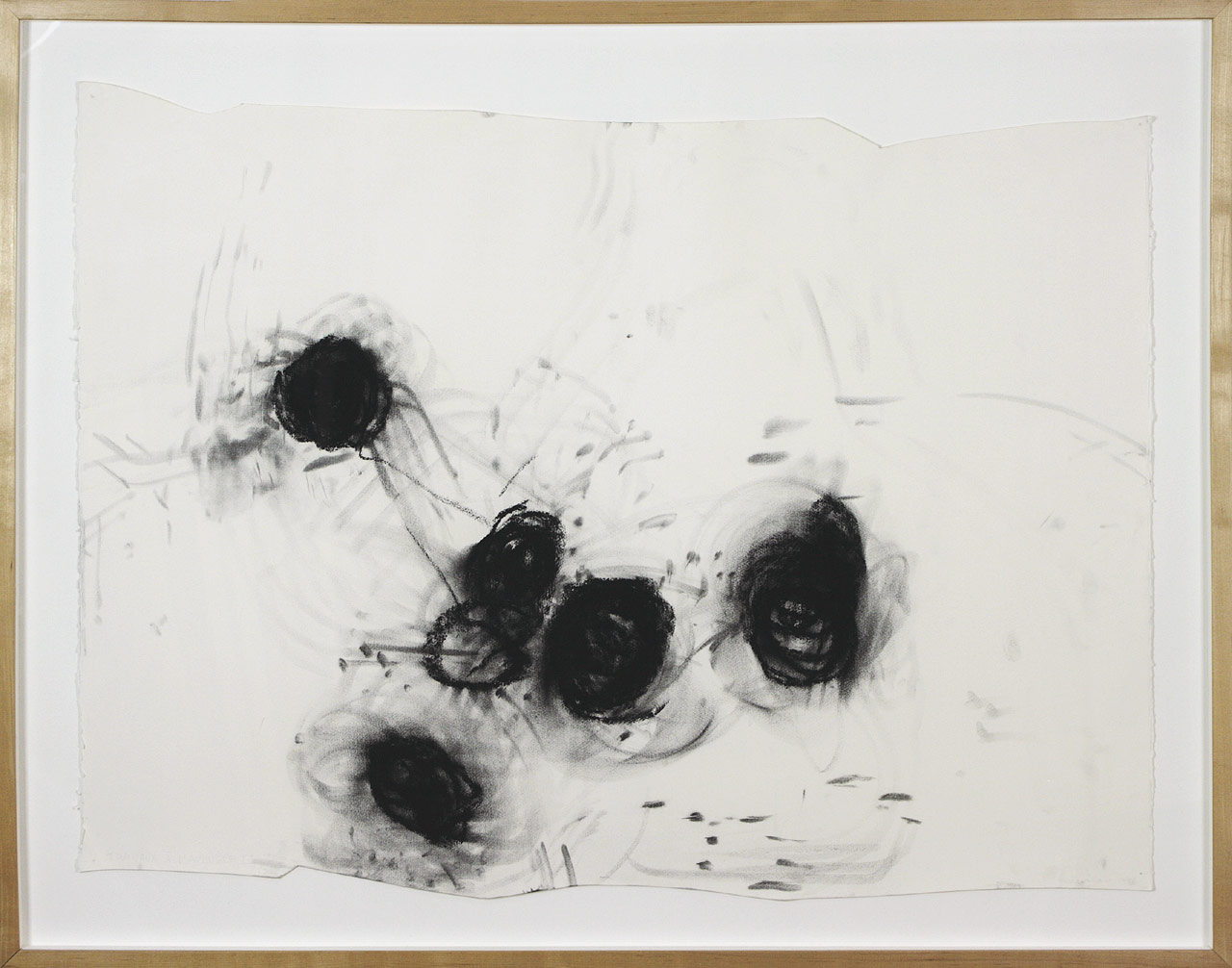 Charbonner l'aveugle 1, 1998. Renée Lavaillante. Pastel sec sur papier. 97 x 123 cm. © L'Artothèque 