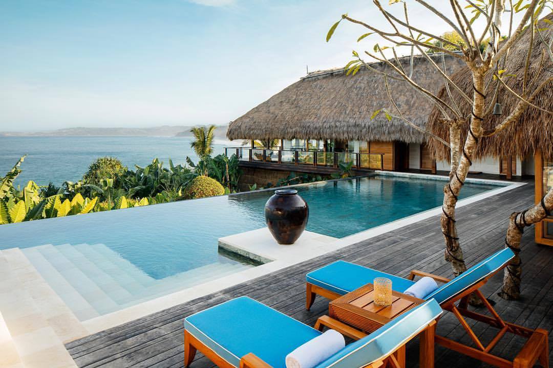 Pas mal les piscines et terrasses du Nihi Sumba Island Resor! Photo: Facebook page de l'hôtel.