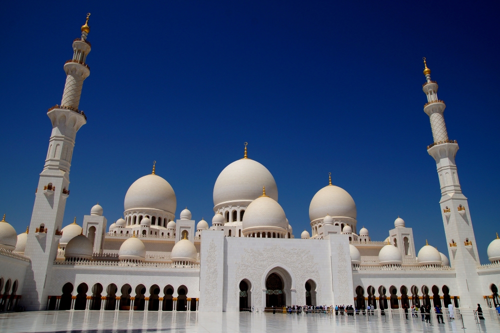 La Grande Mosquée Cheikh Zayed, Abou Dabi. Photo: Mathias Apitz, Flickr