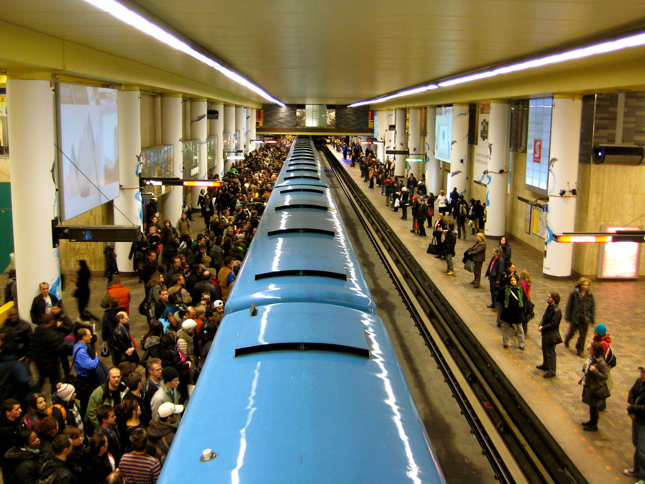 Le métro de Montréal Photo: Wikimedia