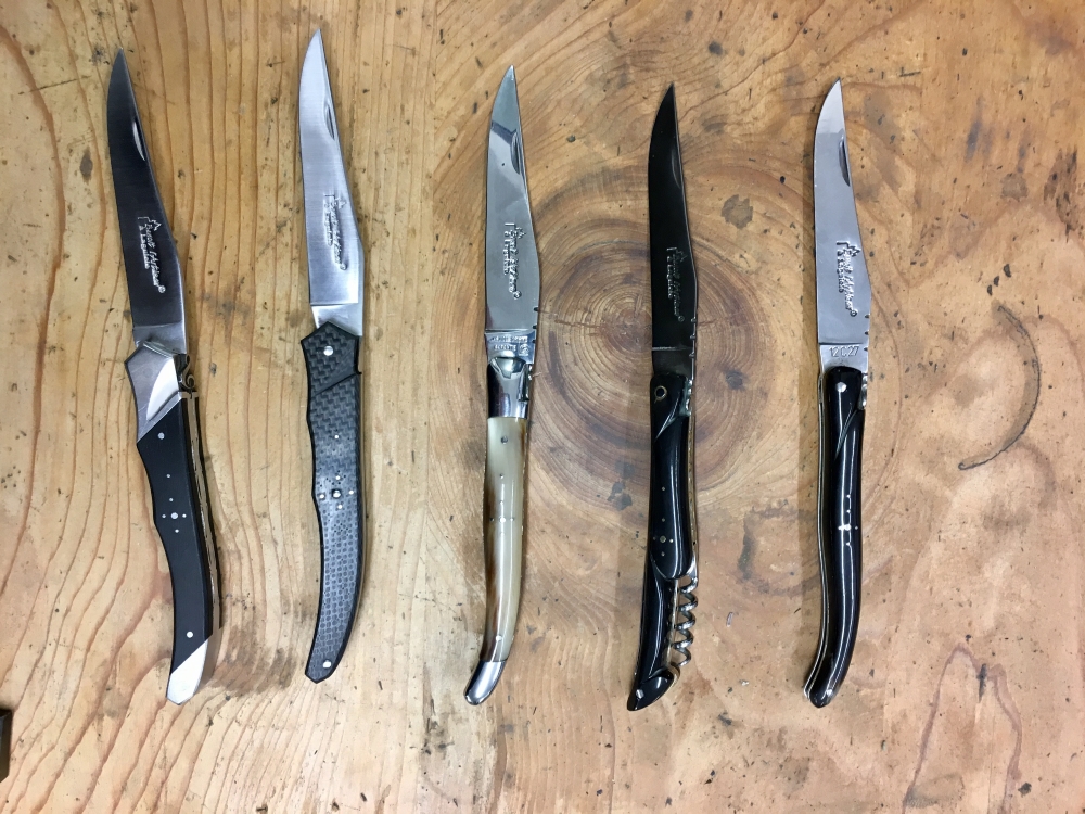 Ces couteaux peuvent être bons pour plusieurs générations. Photo: Marie-Julie Gagnon