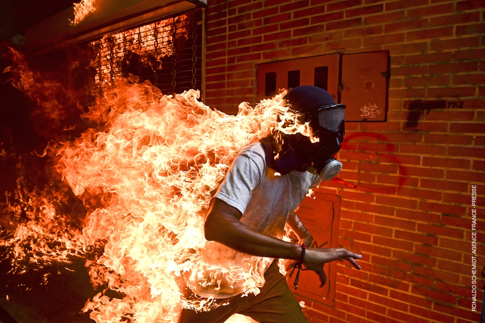 Titre : Crise au Venezuela © Ronaldo Schemidt, Agence France-Presse