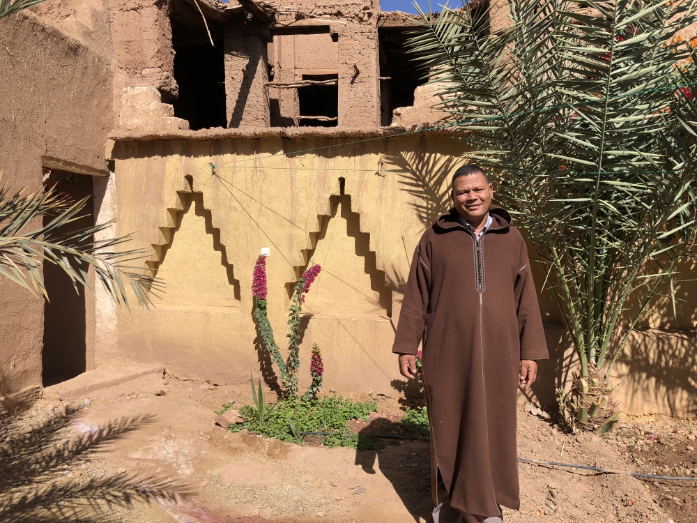 Hussein Achabak, propriétaire de la Kasbah Timidarte. Photo: Marie-Julie Gagnon