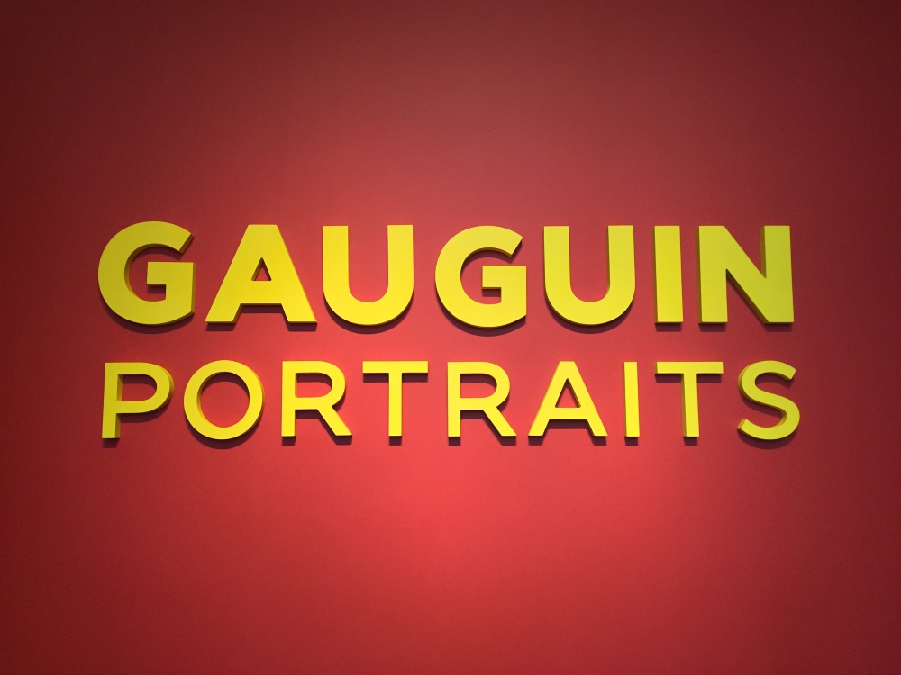Entrée de l'exposition «Gauguin. Portraits ». Photo: Claude Deschênes
